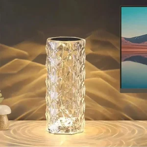 Crystal Table Lap with USB charging Touch Lamp with remote control