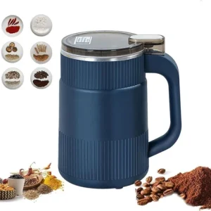 Portable Electric Coffee Grinder for Grinding Dry Herbs, Coffee, Stainless Steel